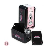 Premium plug anale Medium gioiello trasparente confezione regalo Secret Pleasure