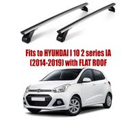 Premium Portapacchi Barre per Hyundai i10 Ia (2014-19) con Piatto AL302/268M