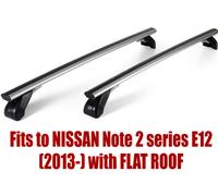 Premium Portapacchi Barre per Nissan Note 2 E12 (2013 con Piatto AL303/272M