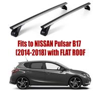 Premium Portapacchi Barre per Nissan Pulsar B17 2014-2018 con Piatto AL302/284M
