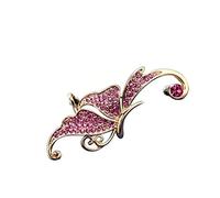Premium Qualità 1x Donne Ragazze Cristallo Farfalla Ali Orecchino Ala Cuff Clip On Orecchino
