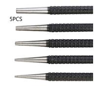 Premium Qualità Unghie Punzone Set Robusto Lega Acciaio 5 Pezzi Taglie 08mm Per