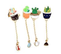 Premium Quality 4Pcs / Set Spilla Donna Cactus Christmas Wedding Bridal Pin Dress Sciarpe Scialle Clip Gioielli da Donna Regalo d'Amore Attractive Design