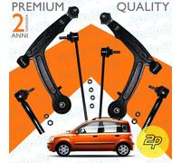 PREMIUM QUALITY KIT COMPLETO 6PZ BRACCI SOSPENSIONE FIAT PANDA 169 DA 2003>2011