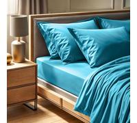 Premium Ranforce - Lenzuolo con angoli per letto king size, 160 x 200 + 30 cm, 100% cotone, 155 fili, lavabile in lavatrice a 30 °C, morbido e resistente
