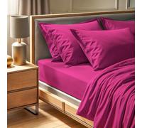 Premium Ranforce - Lenzuolo con angoli per letto matrimoniale XL (140 x 200 + 30 cm) in rosa antico | 100% cotone, 155 fili | lavabile in lavatrice a 30 °C, morbido e resistente