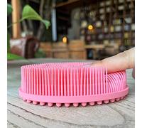 Premium Sensory Brush for Kids or Autism,Soft Silicone Body Scrubber,2 in 1 Sensory Room Occupational Therapy Sensory Brushes,Silicone Loofah,Pets Shower Brush Shampoo Brush