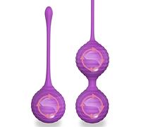 Premium Silicone Kēgēl Bàll Set di 2, Perfette per le Donne per l'allenamento del Pavimento Pelvico Come Allenatori del Pavimento Pelvico,Rafforzamento Ottimale dei Muscoli del Pavimento Pelvico