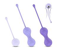 Premium Silicone Palline Kēgēl Bàll Set di 3, per le Donne per l'allenamento del Pavimento Pelvico Come Allenatori del Pavimento Pelvico,Rafforzamento Ottimale dei Muscoli del Pavimento Pelvico