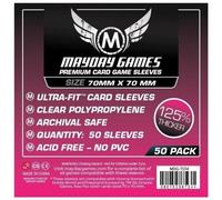 Premium Small Squadrato Scheda Sleeves (50 Pezzo) 70x70mm - 7134 - Involucro