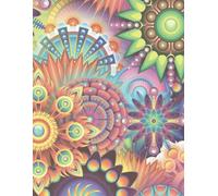 Premium Softcover Notebook With a Mandalas Design, 8.5 x 11 Inches, 150 College-Ruled Pages