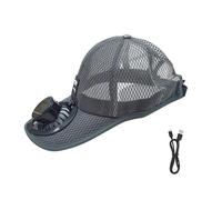 Premium Solar-Sonnenhut mit integriertem Ventilator - USB & Solar-Power Kühlung - UV-Schutz & Atmungsaktives Mesh - Idealer Kühlhut für Gartenarbeit, Wandern, angeln & Outdoor-Sport - Unisex Design