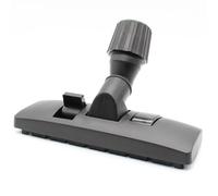 Premium Spazzola, Bocchetta combinata Adatta per a Tutti Gli aspirapolvere con Attacco da 32-38 mm | con Adattatore Universale Vario | Commutabile per Moquette e Pavimenti duri | con snodo Girevole