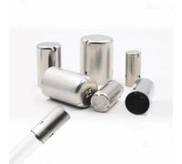 Premium Stainless Steel Test Tube Caps - Pack of 10, Compatible with Test Tubes Diameter 13-30mm, Durable Lab Supplies(13#for 13mm Test Tube)
