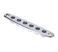 Premium String-Through Body Guitar Bridge Plate for Electric Guitars - Zinc Alloy Mounting with Gold//Silver Finish Enhanced and Stylish Upgrade