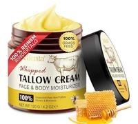 Premium Tallow Crema di manzo 120 g Beef Tallow Skincare Bio Body Cream For Dry Skin Tallow Balm Cera d'api Kremi Organic Balm Shea Burro di karité Bio per cosmetici Olio di semi di lampone