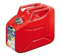 Premium, tanica carburante in metallo auto camper jeep camion - 10 litri - Rosso