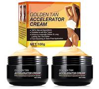 Premium Tanning Accelerator Cream, 2 Pezzi Crema Accelerante Abbronzante Morbida Marrone, Gel Abbronzante Intensivo, Acceleratore Abbronzante per abbronzatura, abbronzatura naturale, 100g*2