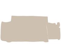 Premium Tappetini bagagliaio BEIGE per Mercedes SLC SL C R107 coupe 1971-1989