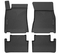 WALSER tappetini premium per auto compatibili con Mercedes-Benz Classe A (W177, V177) 2018-Oggi, tappetini in gomma per auto 100% su misura - made in EU, robusti tappetini per auto