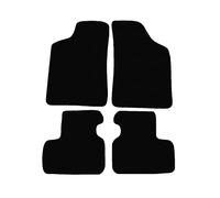 Premium Tappetini Velluto per Lancia Y 3p H/B 1996-2003, NERO Tappeti