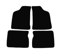Premium Tappetini Velluto per Renault Clio I 3,5p H/B 1990-1998, NERO Tappeti