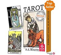 Premium Tarot von A.E. Waite - Standard (Tarotkarten im Standardformat 7 x 12 cm - Tarot): Karten im Standardformat - Standard