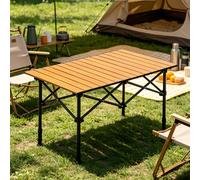 Premium Tavolo da picnic pieghevole multifunzionale per esterni, 3 stili di moda molto venduti, kit da campeggio e picnic completo tutto in uno con tavolo pieghevole, sedie pieghevoli comode e tenda p