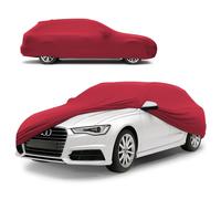 Premium Telo Copriauto da interno Indoor Stretch Plus, Copertura protettiva per uso interno Misura 6 station wagon rosso