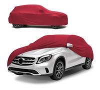 WALSER Telone per auto per interni Indoor Stretch Plus, morbido per uso interno, garage completo lavabile, antipolvere SUV M, rosso