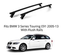 Premium Tetto Rack-Set Di 2-For BMW 3 Serie E90 2005-13 -ST307/184M -flush Rail