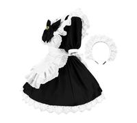 Premium Themed Lace Maid Ensemble - Authentic High-Detail Aesthetic, Adjust | Soft-Touch Breathable Fabric, Delicate Intricate Lace Detailing, Secure Flattering Silhouette | The Perfect Themed Wardrobe E