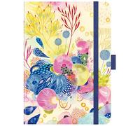 Premium Timer Big "Koralle" 2027: Hochwertiger Buchkalender. Terminplaner mit Wochenkalendarium, Gummiband und Stifthalter. 12 x 17 cm