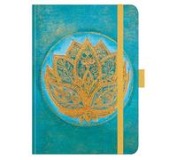 Premium Timer Big "Lotus" 2026: Hochwertiger Buchkalender. Terminplaner mit Wochenkalendarium, Gummiband und Stifthalter. 12 x 17 cm