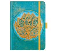 Premium Timer Big "Lotus" 2027: Hochwertiger Buchkalender. Terminplaner mit Wochenkalendarium, Gummiband und Stifthalter. 12 x 17 cm