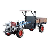 Premium Tractor Scale Model 1:24 - Alloy Walking Tractor Toy with Working Lights and Music | Retro Car Model Building Toy for Home Decoration and Collection | Detailed and Interactive Collectible