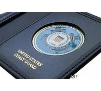 Premium US Fatto IN Vera Pelle Nera Portafoglio, Nascosto Logo, 8.9cm x 11.4cm