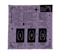 Premium Velvets Meditations MATs Caratteristiche Su Esoterica Modello Tarocchi Tessuto Rituale Per Gli appassionati dei Tarocchi E Collezionisti Panno Rituale Occulto