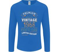 Premium Vintage 58° Compleanno 1968 Uomo Manica Lunga T-Shirt