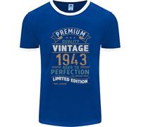 Premium Vintage 82nd Compleanno 1943 Uomo Ringer Fotl