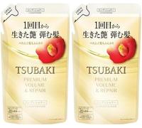 Premium Volume Repair Conditioner for Tsubaki Refill Pack 300 ml Set di 2