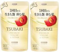 Premium Volume Repair Shampoo for Tsubaki Refill Pack 300 ml Set di 2