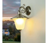 Premium Wandleuchte Ottone Vetro Rustico H :3 0cm Lampada Esterni Casa Hof Patio