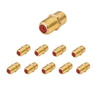 Premium X 10 connettori F femmina/femmina per connettori F di qualsiasi dimensione 4-8,2 mm per cavo antenna coassiale cavo satellitare