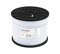 Premium X Cavo coassiale PROFI da 100 m 135 dB schermato a 4 vie, cavo antenna PURE COPPER SAT 100 m 135 dB nuovo