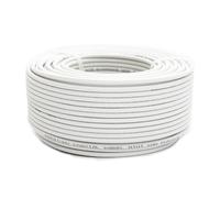 Premium X cavo satellitare mini coassiale da 25m in bianco Extra sottile con Ø