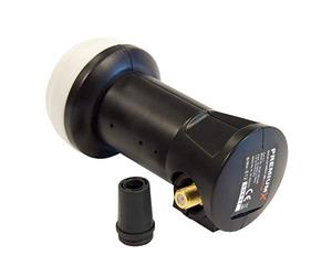Premium X Deluxe Single LNB - Convertitore di Segnale per 1 utenti con Ricezione satellitare Digitale in HD, UHD e 4K. Supporto DVB-S2 e oscillatore di Riferimento PLL per la Massima Prestazioni