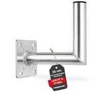 Premium X Supporto da parete in alluminio, 35 cm, per antenna satellitare, 350 mm