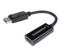 PremiumCord - Adattatore da DisplayPort a HDMI Maschio/Femmina, Supporto 3D, 4 K x 2 K @ 30 Hz
