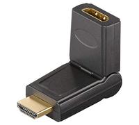 PremiumCord - Adattatore HDMI Femmina a 19 Pin, connettore Girevole, Placcato Oro